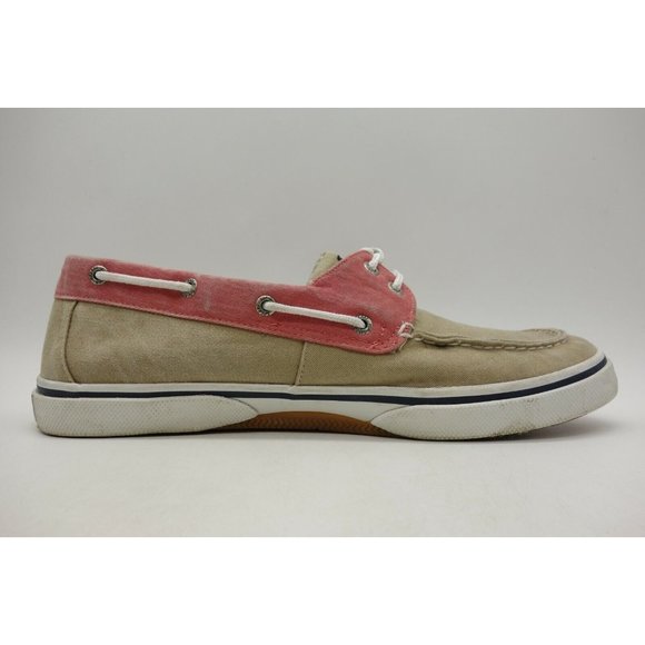 Sperry Top Sider Brown Canvas Casual Slip On Deck Loafers Shoes Men\'s 12 M main image 9